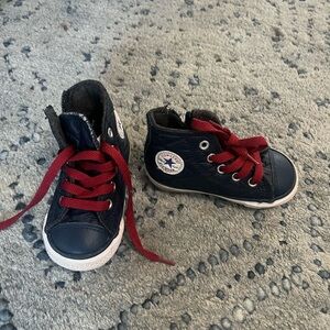 Converse ALL STAR Toddler Sneakers - Dark Blue and Red - 5T